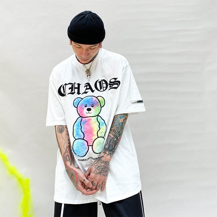 Oversized Fashion Embroidery Tshirt