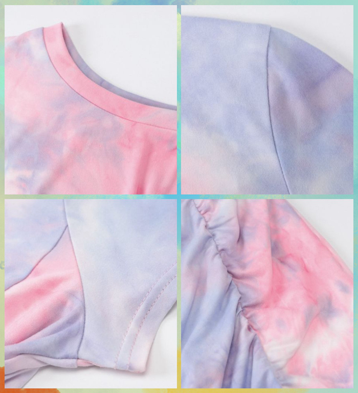 Brushed Fabric For Tie Dye Dress
