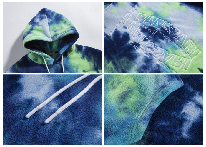 Tie Dye Polar Fleece Pullover