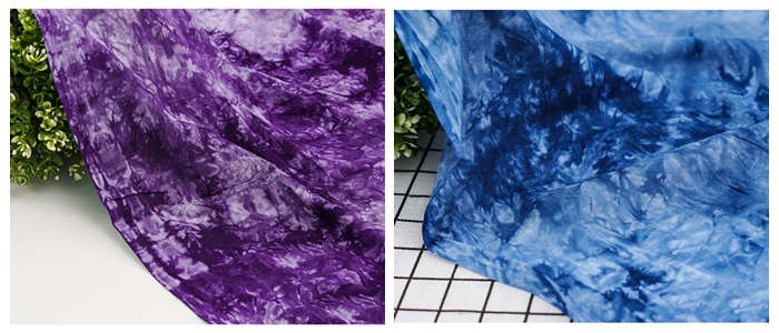 csutomized tie dye fabric