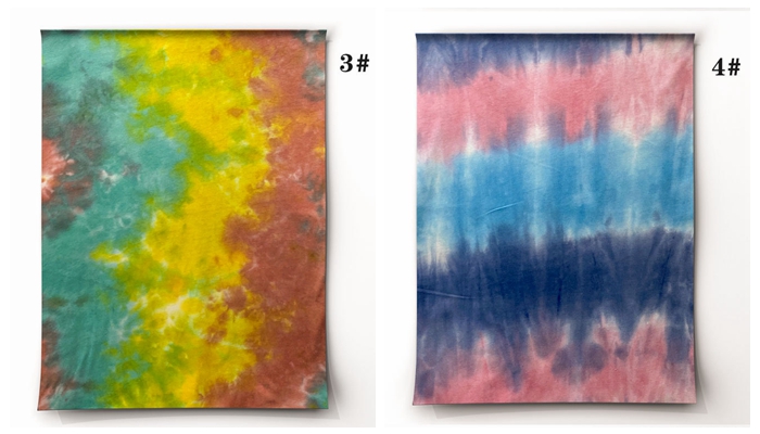 csutomized tie dye fabric