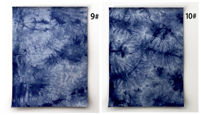 blue tie dye fabric