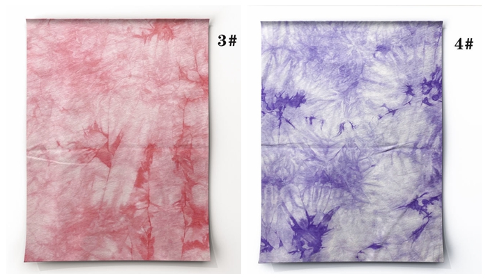 cotton knitted fabric tie dye 