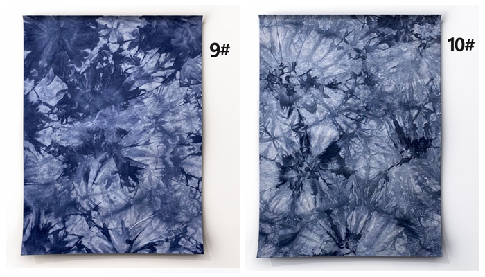 blue tie dye fabric