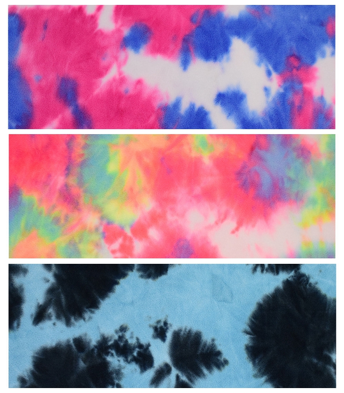 Tie Dye Fleece Fabric