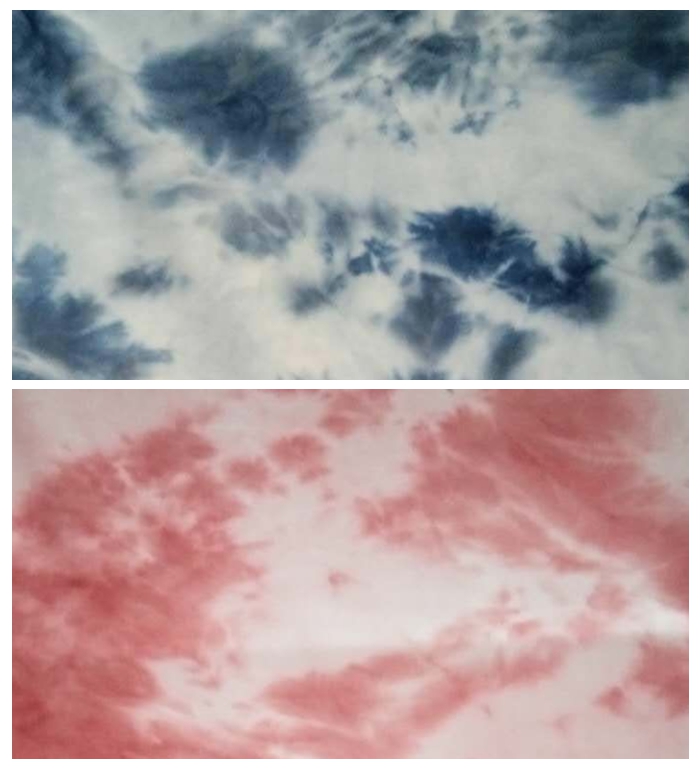 Polar Fleece Cloth Tie Dye