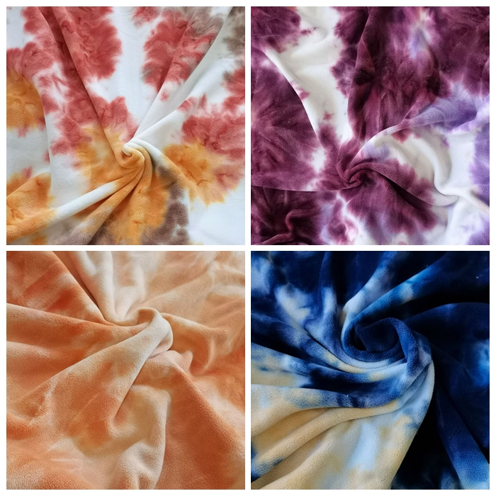 Tie Dye Fleece Cloth