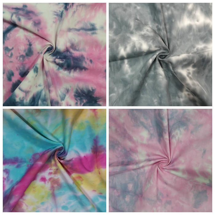 Colorful Woven Tie Dye Fabric