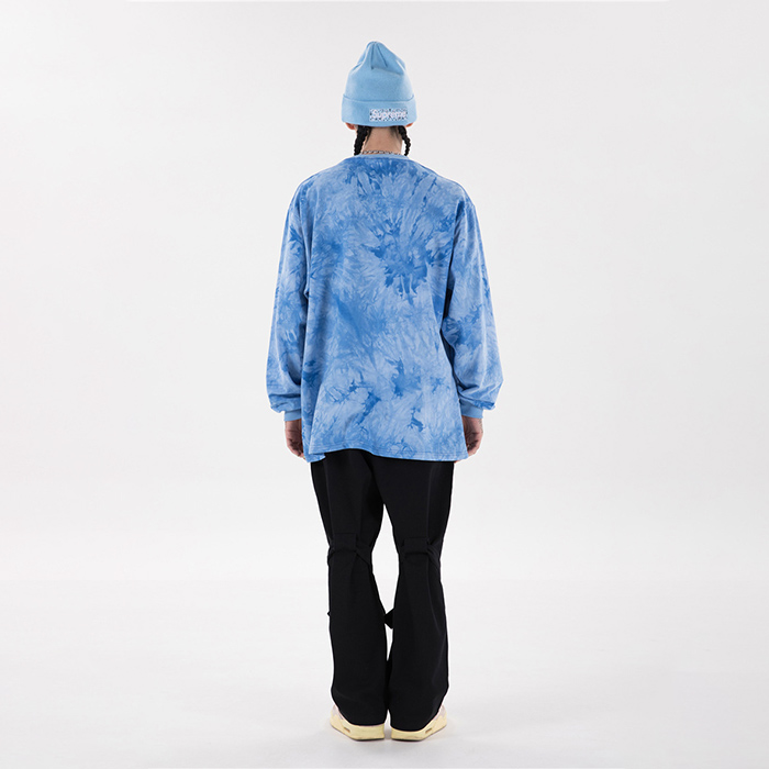 Blue Tie Dye Sweatshirt