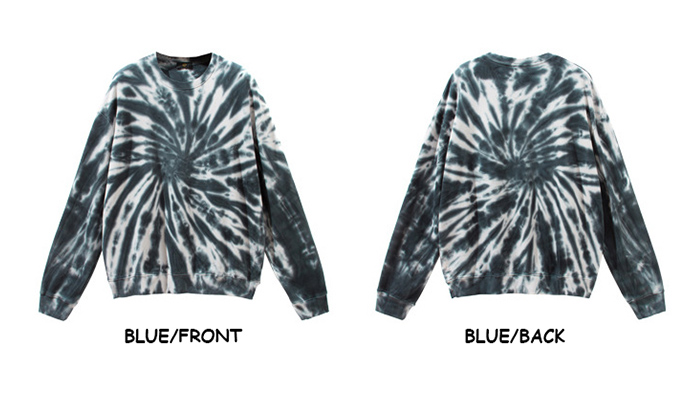 Blue Tie Dye Hoodies