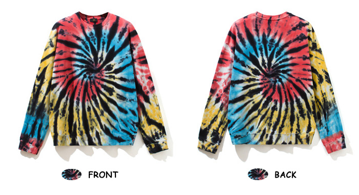 Rainbow Tie Dye Sweatshirts