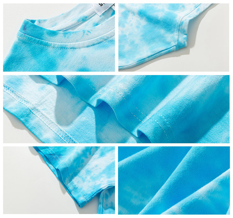 blue tie dye shirts