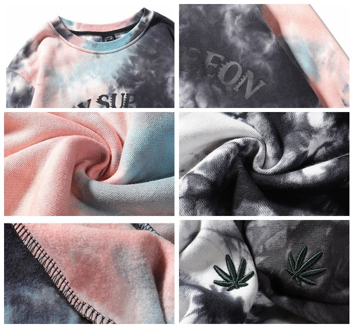 Fleece Tie Dye Sweatshirt