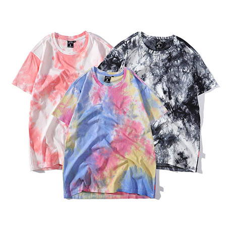 2021 New Summer Cotton Tie Dyeing Oversized T-shirt  2021 New Summer Cotton Tie Dyeing Oversized T-shirt