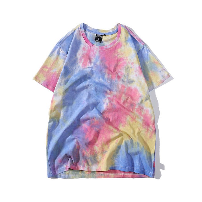 2021 New Summer Cotton Tie Dyeing Oversized T-shirt 