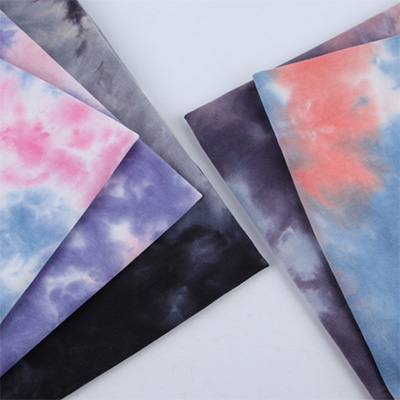 26S Combed Cotton Tie Dye Single Jersey Fabric For Summer T-shirt 26S Combed Cotton Tie Dye Single Jersey Fabric For Summer T-shirt