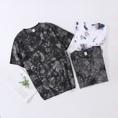 290 GSM Heavy Fabric Handmade Cotton Tie Die Thick T-shirt For Man 290 GSM Heavy Fabric Handmade Cotton Tie Die Thick T-shirt For Man