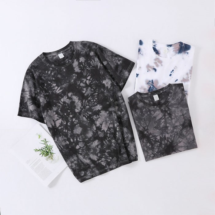 290 GSM Heavy Fabric Handmade Cotton Tie Die Thick T-shirt For Man
