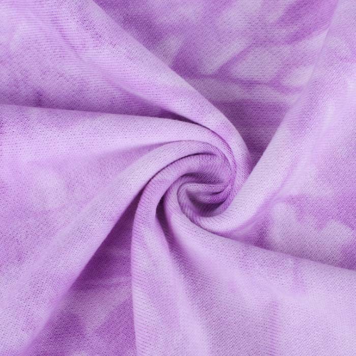 32S Cotton Hoodie Jersey Fabric Tie Dye 