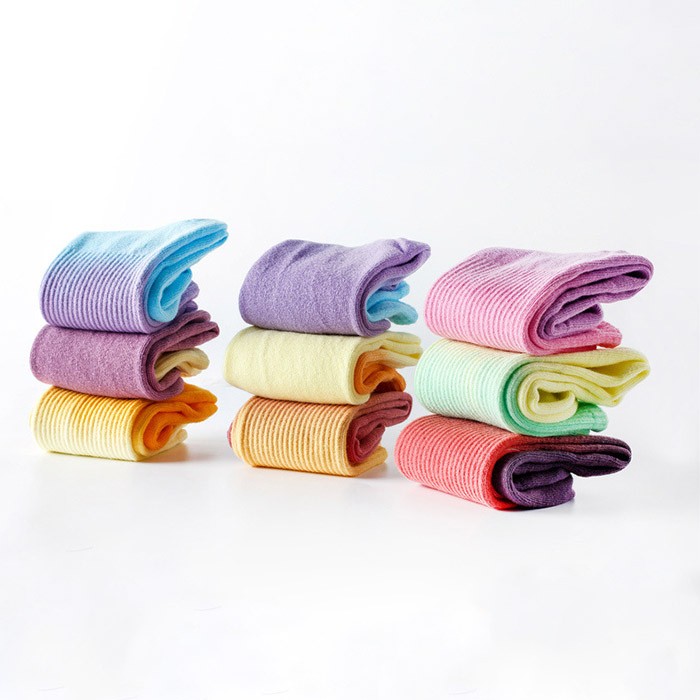 Bulk Custom Dip Dye Cotton Knit Crew Socks Manufacturer
