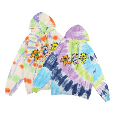 Bulk Hand Tie Dye Hoodie With Custom Printing Wholesaler