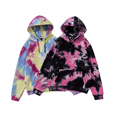 Bulk Tie Dye Fleece Hoodie Supplier