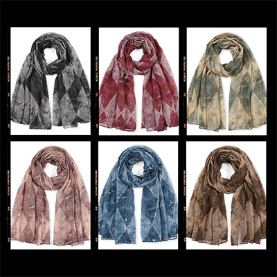 Bulk Tie Dye Scarf Kerchief Rhombus Check Tie And Dye Scarf Custom Manufacturer Bulk Tie Dye Scarf Kerchief Rhombus Check Tie And Dye Scarf Custom Manufacturer