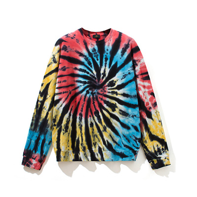 Cotton Terry Mens Bulk RainbowTie Dye Sweatshirts Wholesaler Cotton Terry Mens Bulk RainbowTie Dye Sweatshirts Wholesaler