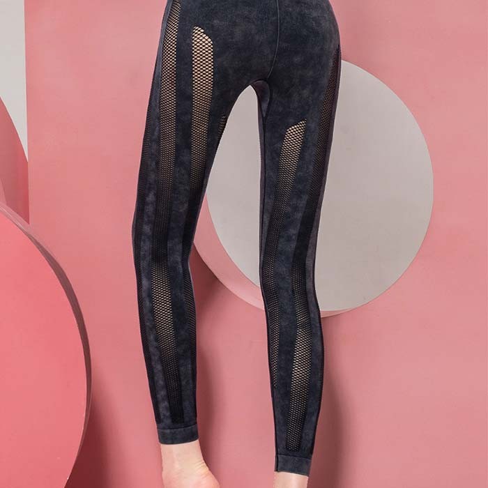 Custom Color Vintage Tie Dye Yoga Suit Washed Design Workout Yoga Sets