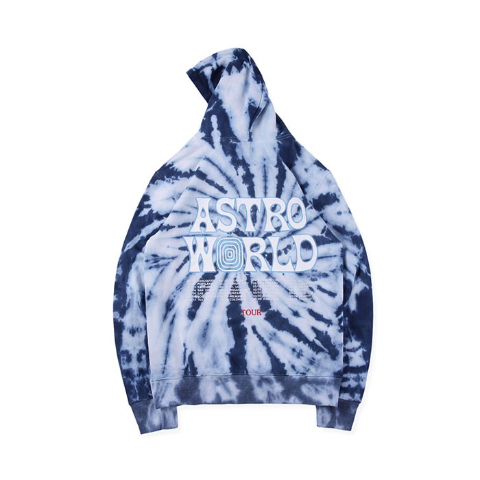 Customized Fashion Hip Hop Concert Mens and Womens Cotton Tie Die Hoodie 