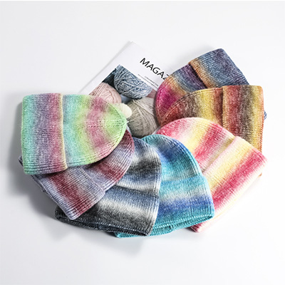 Fashion Outdoors Warm Rainbow Tie Dye Beanie Bulk Custom Manufacturer Factory Fashion Outdoors Warm Rainbow Tie Dye Beanie Bulk Custom Manufacturer Factory