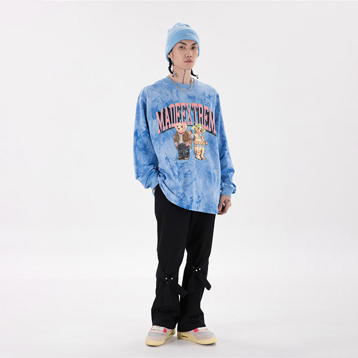 Hippie Style Custom Boys Tie Dye Oversized Hoodies Sweatshirt Hippie Style Custom Boys Tie Dye Oversized Hoodies Sweatshirt