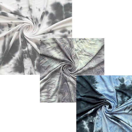 Hot Design Polyester Spandex Tie Dye Single Jersey Fabric For T-shirt  Hot Design Polyester Spandex Tie Dye Single Jersey Fabric For T-shirt