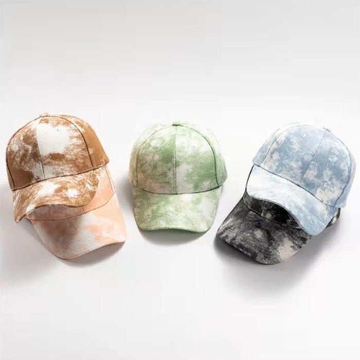 New Fashion Tie Dye Baseball Cap Tie Dye Hats Wholesale Bulk Custom Manufacturer Factory