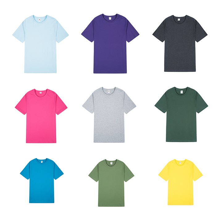 OEM Custom Print Logo Embroidery T Shirts Regular Cut Round Neck T-shirt Factory 