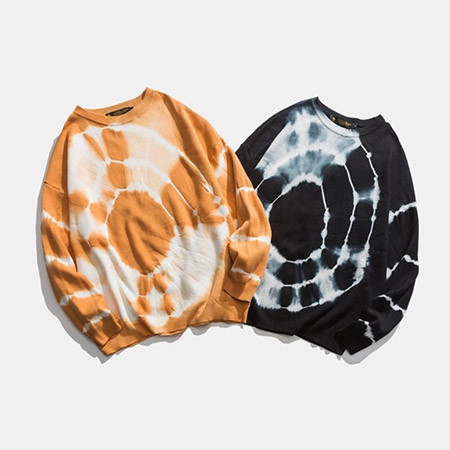 Oversized Tie Dye Knit Sweater Pullover Woolen Sweater Tie Dye Oversized Tie Dye Knit Sweater Pullover Woolen Sweater Tie Dye