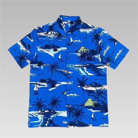 Vintage Oversized Button Down Casual Hawaiian Shirts Custom Manufacture Vintage Oversized Button Down Casual Hawaiian Shirts Custom Manufacture