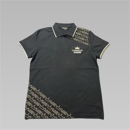 Printing Polo Shirt Contrast Color Custom Factory Printing Polo Shirt Contrast Color Custom Factory