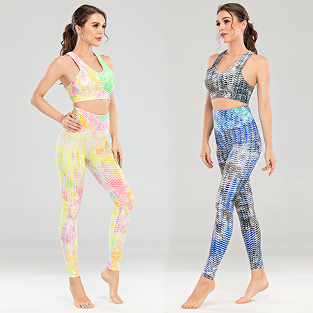 Snake Jacquard Tie Dye Yoga Bra Set Maching Yoga Set Yoga Clothing Set  Snake Jacquard Tie Dye Yoga Bra Set Maching Yoga Set Yoga Clothing Set