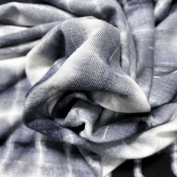 Snake Stripe Line Tie Dye Rayon Spandex Fabric For Dress Wholesale