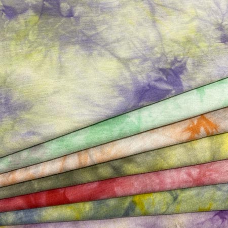 Snow Ice Crystal Style Tie Dye Knitted Fabric Wholesale Ready To Ship Snow Ice Crystal Style Tie Dye Knitted Fabric Wholesale Ready To Ship
