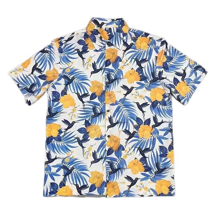 Sublimation Printing Custom Hawaiian Beach Shirts Manufacturer