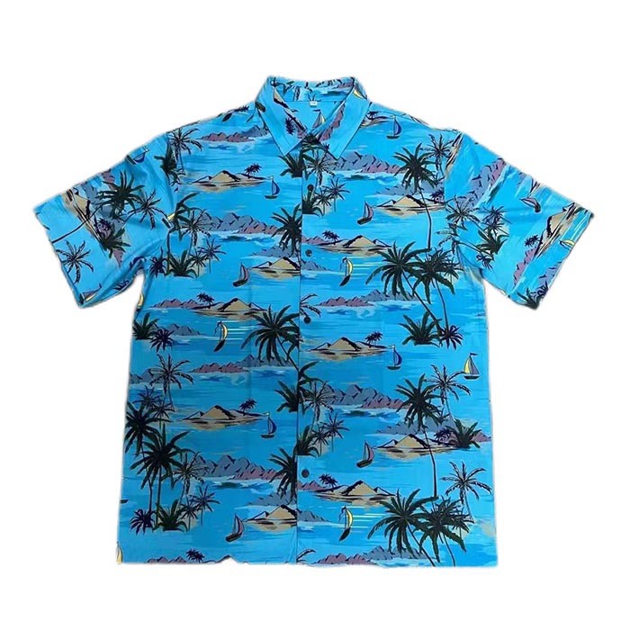 Sublimation Printing Custom Hawaiian Beach Shirts Manufacturer