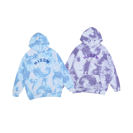 Warm Winter Thick Fleece Pullover Brushed Terry Tie Dyeing Hoodie Warm Winter Thick Fleece Pullover Brushed Terry Tie Dyeing Hoodie