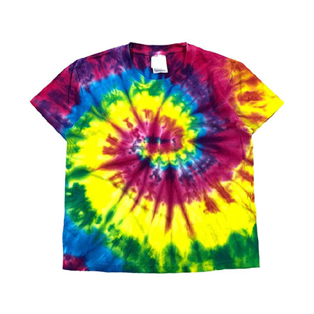 Wholesale Tornado Tie Dye T-shirt Cool Street Storm Tie Dye T Shirt Fashion